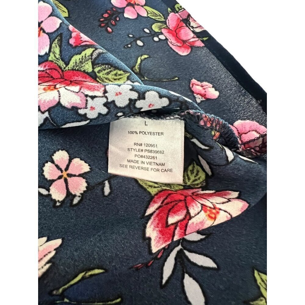 Pink Rose Women's Navy Blue Crop Top - Picture 7 of 7